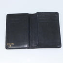 CHANEL Card Case Caviar Skin Black CC Auth 188321M-13