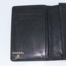 CHANEL Card Case Caviar Skin Black CC Auth 188321M-14