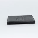 CHANEL Card Case Caviar Skin Black CC Auth 188321M-4
