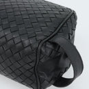 BOTTEGA VENETA INTRECCIATO Clutch Bag Leather Black Auth 188323A-15