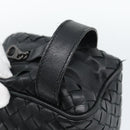 BOTTEGA VENETA INTRECCIATO Clutch Bag Leather Black Auth 188323A-8