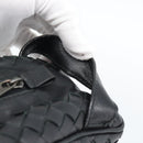 BOTTEGA VENETA INTRECCIATO Clutch Bag Leather Black Auth 188323A-9