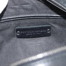 BOTTEGA VENETA INTRECCIATO Clutch Bag Leather Black Auth 188323A-17