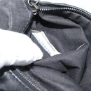 BOTTEGA VENETA INTRECCIATO Clutch Bag Leather Black Auth 188323A-12