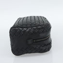 BOTTEGA VENETA INTRECCIATO Clutch Bag Leather Black Auth 188323A-4