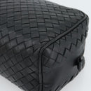 BOTTEGA VENETA INTRECCIATO Clutch Bag Leather Black Auth 188323A-7