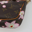 LOUIS VUITTON Monogram Cherry Blossom Pochette Accessoires M92006 Auth 188324A-14