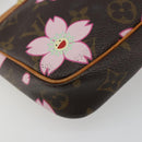 LOUIS VUITTON Monogram Cherry Blossom Pochette Accessoires M92006 Auth 188324A-15