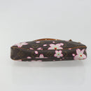 LOUIS VUITTON Monogram Cherry Blossom Pochette Accessoires M92006 Auth 188324A-5