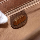 GUCCI GG Supreme Shoulder Bag PVC Beige Gold Auth 188325-16