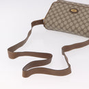 GUCCI GG Supreme Shoulder Bag PVC Beige Gold Auth 188325-7