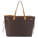 LOUIS VUITTON Monogram Neverfull GM Tote Bag M40157 LV Auth 188327-2