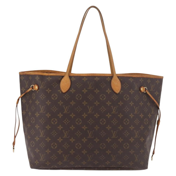 LOUIS VUITTON Monogram Neverfull GM Tote Bag M40157 LV Auth 188327