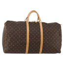 LOUIS VUITTON Monogram Keepall 60 Boston Bag M41422 LV Auth 188333SAV-1