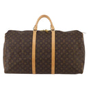 LOUIS VUITTON Monogram Keepall 60 Boston Bag M41422 LV Auth 188333SAV-13