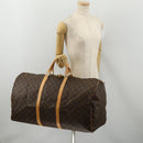 LOUIS VUITTON Monogram Keepall 60 Boston Bag M41422 LV Auth 188333SAV-21