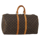 LOUIS VUITTON Monogram Keepall 50 Boston Bag M41426 LV Auth 188334-1