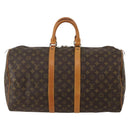 LOUIS VUITTON Monogram Keepall 50 Boston Bag M41426 LV Auth 188334-13