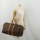 LOUIS VUITTON Monogram Keepall 50 Boston Bag M41426 LV Auth 188334-22