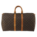 LOUIS VUITTON Monogram Keepall 50 Boston Bag M41426 LV Auth 188334-2
