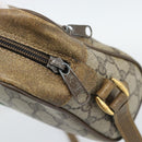 GUCCI GG Supreme Shoulder Bag PVC Beige Auth 188336-10