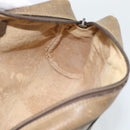 GUCCI GG Supreme Shoulder Bag PVC Beige Auth 188336-18