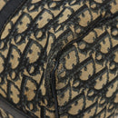 Christian Dior Trotter Canvas Boston Bag Navy Silver Auth 188337-14