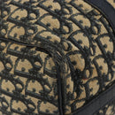 Christian Dior Trotter Canvas Boston Bag Navy Silver Auth 188337-15