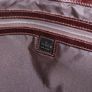FENDI Zucca Canvas Tote Bag Black Brown Auth 188339A-10