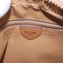 CELINE Macadam Canvas Shoulder Bag PVC Beige Gold Auth 188342A-16