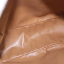CELINE Macadam Canvas Shoulder Bag PVC Beige Gold Auth 188342A-17