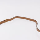 CELINE Macadam Canvas Shoulder Bag PVC Beige Gold Auth 188342A-8