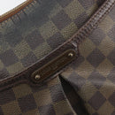 LOUIS VUITTON Damier Ebene Bloomsbury PM Shoulder Bag N42251 LV Auth 188344-19