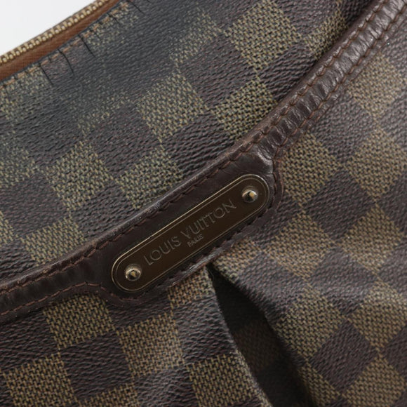 LOUIS VUITTON Damier Ebene Bloomsbury PM Shoulder Bag N42251 LV Auth 188344