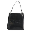 GUCCI Shoulder Bag Patent leather Black Silver 001 1013 3037 Auth 188345-1