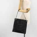GUCCI Shoulder Bag Patent leather Black Silver 001 1013 3037 Auth 188345-22