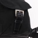 PRADA Backpack Nylon Black Silver Auth 188348-21
