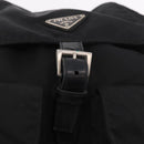 PRADA Backpack Nylon Black Silver Auth 188348-10