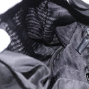 PRADA Backpack Nylon Black Silver Auth 188348-26