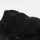 PRADA Backpack Nylon Black Silver Auth 188348-6