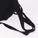 PRADA Backpack Nylon Black Silver Auth 188348-8