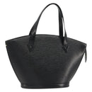 LOUIS VUITTON Epi Saint Jacques Shopping Shoulder Bag Black M52272 Auth 188352-1