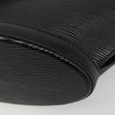 LOUIS VUITTON Epi Saint Jacques Shopping Shoulder Bag Black M52272 Auth 188352-15