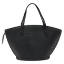 LOUIS VUITTON Epi Saint Jacques Shopping Shoulder Bag Black M52272 Auth 188352-2