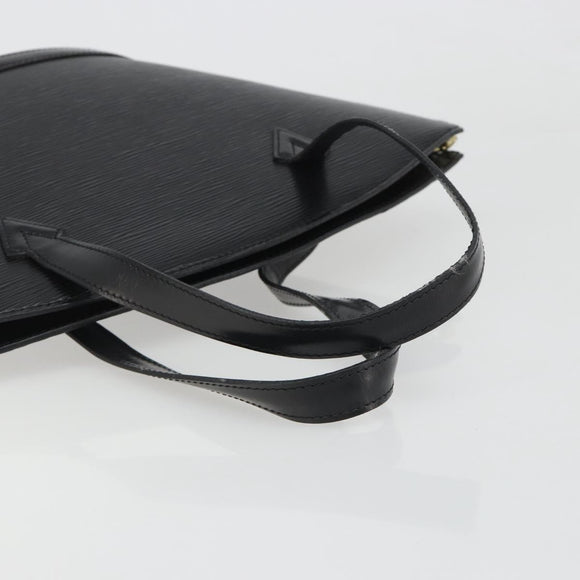 LOUIS VUITTON Epi Saint Jacques Shopping Shoulder Bag Black M52272 Auth 188352