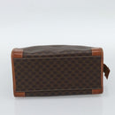 CELINE Macadam Canvas Hand Bag PVC Leather Brown Gold Auth 188353A-5