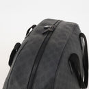 GUCCI GG Supreme Boston Bag PVC Black Silver Auth 188355A-6