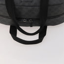 GUCCI GG Supreme Boston Bag PVC Black Silver Auth 188355A-7