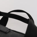 GUCCI GG Supreme Boston Bag PVC Black Silver Auth 188355A-8