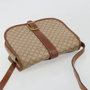 CELINE Macadam Canvas Shoulder Bag PVC Beige Gold Auth 188358A-6